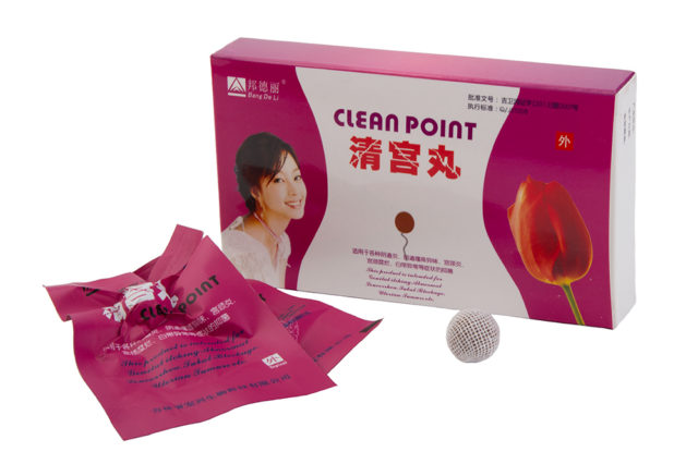 «Clean Point» - Китайские лечебные тампоны
