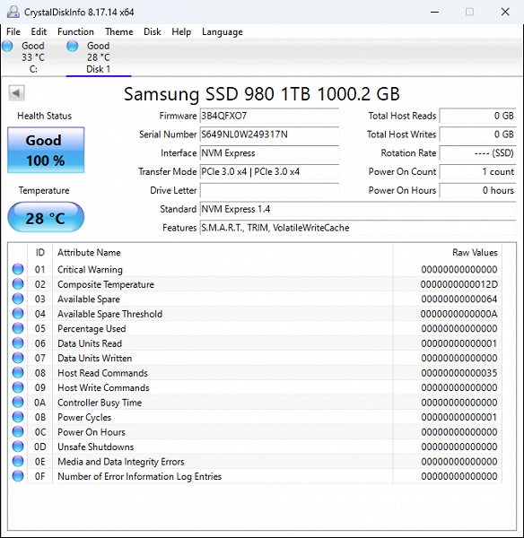 Тестирование относительно недорогого SSD Samsung 980 1 ТБ на безбуферном контроллере собственной разработки