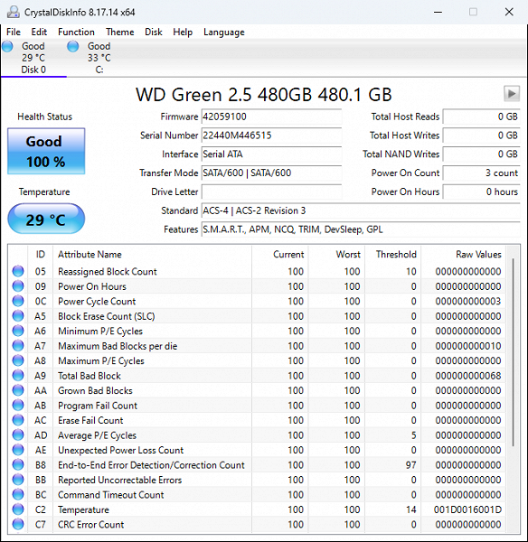 Тестирование бюджетного SSD WD Green 480 ГБ, очень похожего на современные WD Blue SA510