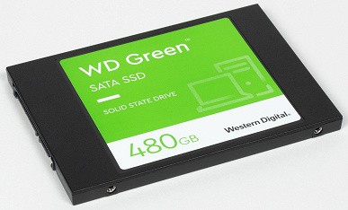 Тестирование бюджетного SSD WD Green 480 ГБ, очень похожего на современные WD Blue SA510