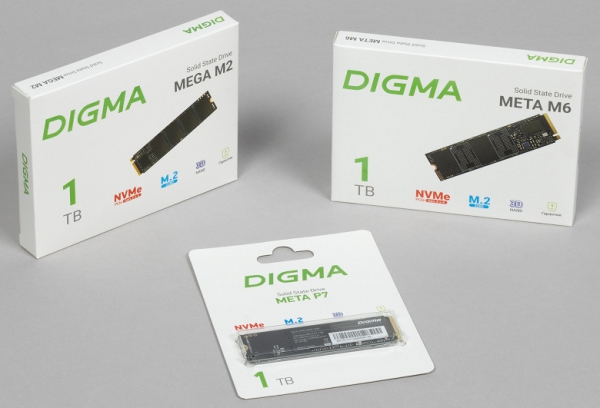 Тестирование недорогих SSD-накопителей Digma Mega M2, Meta M6 и Meta P7 емкостью 1 ТБ 