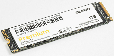 Тестирование SSD Gloway Premium 1 ТБ на некогда топовой платформе Silicon Motion SM2262EN